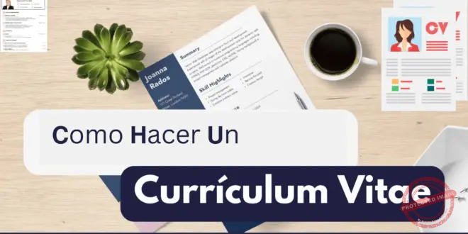 COMO HACER CV